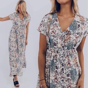 Roolee Granada Floral Maxi Dress | S